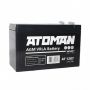 Автомобильный аккумулятор ATOMAN AT1207 7А/ч-12V для UPS EN зажим (FASTON) - - 151x65x94